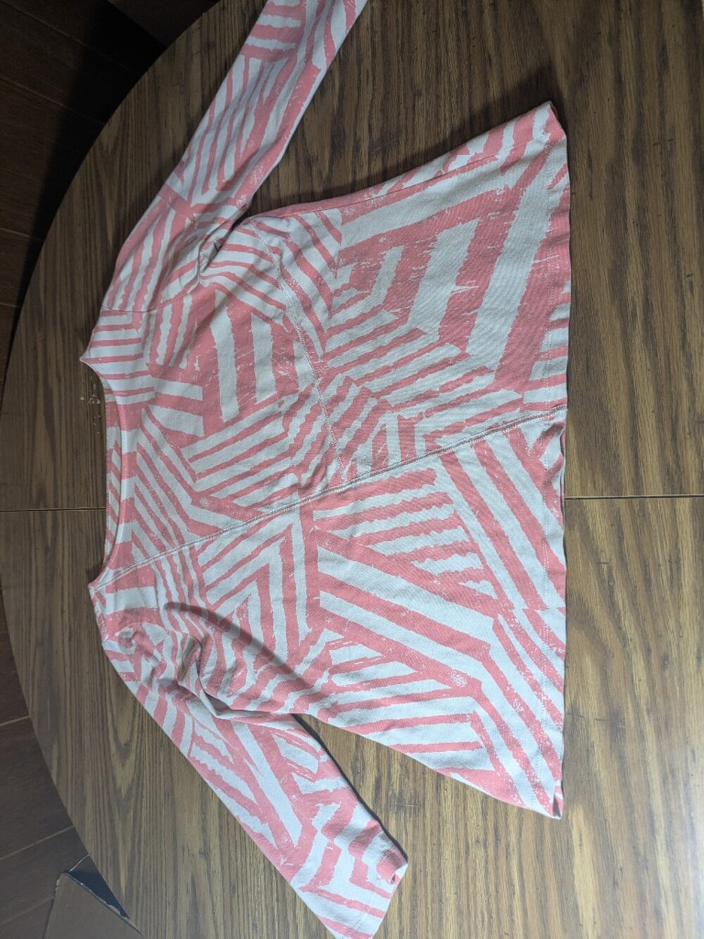 Vibrant Pink & White Abstract Print Tee | Ruby Rd | Preppy Resort Wear